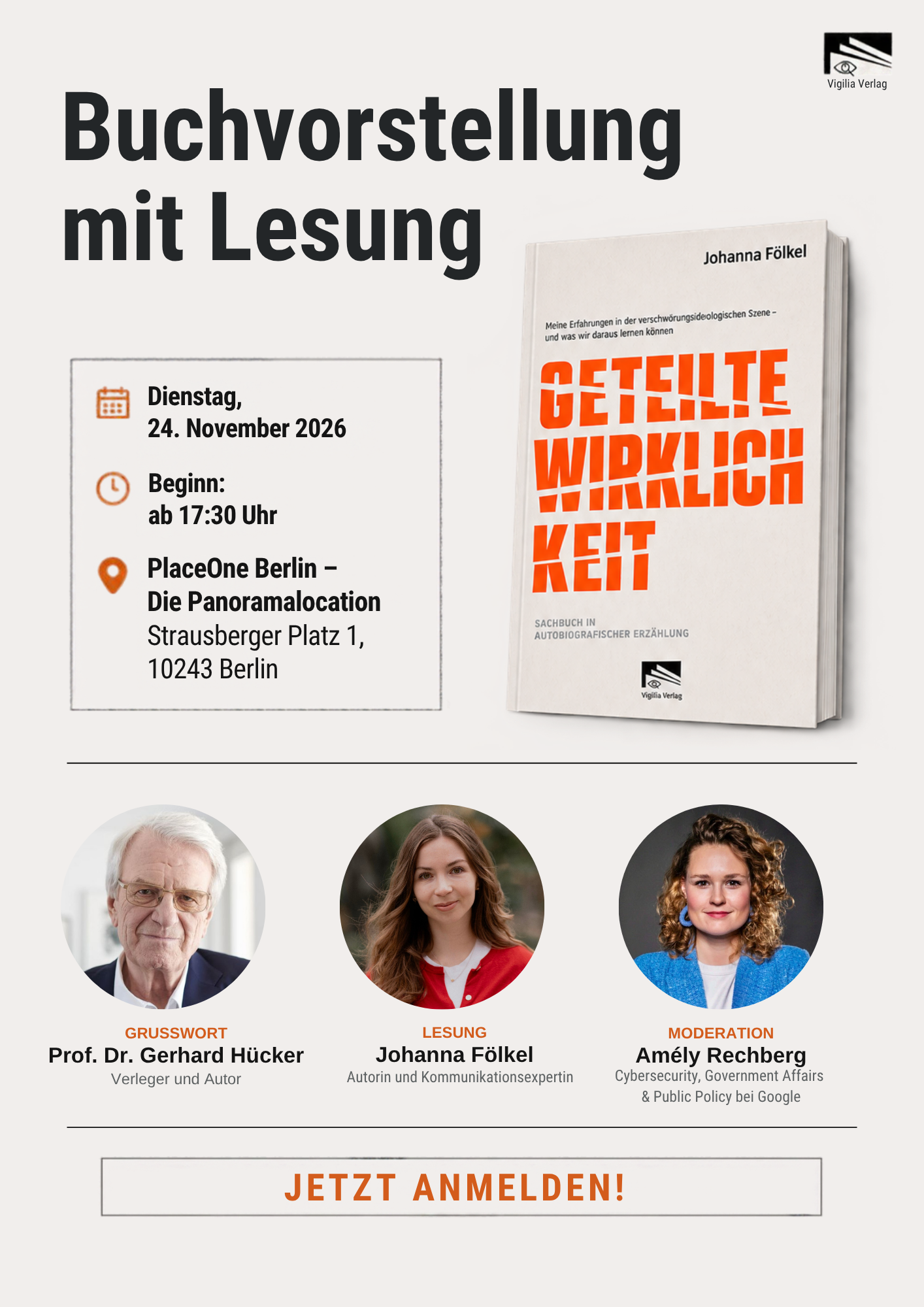 Lesung mit Johanna Fölkel